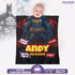 Personalized Baby Blanket - Custom Superhero Style Baby Batman Cape | Name & Date of Birth | Gift for Boys